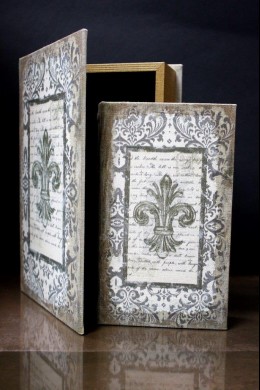 SET OF 4 NESTED BOOK BOXES [901353]